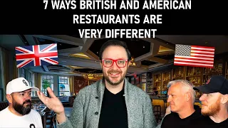 7 Ways British and American Restaurants Are Very Different REACTION!! | OFFICE BLOKES REACT!!