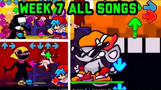 Week 7 FAKE LEAK SONGS - Ritz, Tankman, Lemon Demon - Friday Night Funkin’ Mods