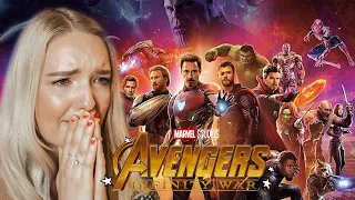 AVENGERS: INFINITY WAR FIRST TIME REACTION *I CRIED A LOT* MARVEL MOVIE REACTION