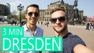 Dresden in 3 minutes 📣 Great tour in Dresden in Germany