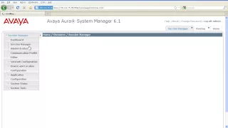 How to Setup Avaya Aura Session Manager