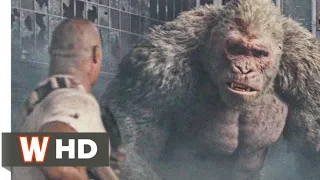 Rampage (2018) - Giant Monster Fight Scene In Hindi | Movie Clip HD