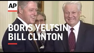 Russia - Boris Yeltsin & Bill Clinton Meet