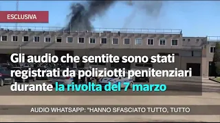 Corriere TV: video e audio dei poliziotti penitenziari sequestrati nella rivolta di Foggia