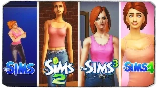 СРАВНИВАЕМ СИМОВ ИЗ ВСЕХ ЧАСТЕЙ ИГРЫ "THE SIMS"