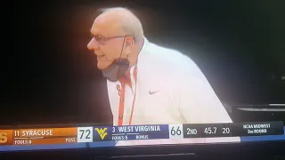 west virginia vs Syracuse final minutes