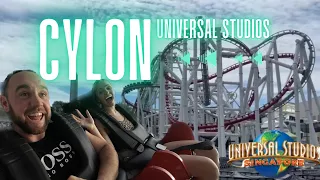 Cylon, On ride in 4k. Battlestar Galactica, Universal Studios Singapore