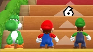 Mario Party 9 Step It Up - 1 vs. Rivals - Yoshi vs Team Mario, Luigi, Daisy | GreenSpot