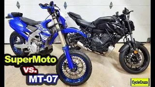 Supermoto vs Yamaha MT-07 2022 (Which is BETTER?)