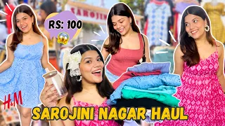 *CHEAPEST* Sarojini Nagar Market Summer Haul Starting from ₹50 | HUGE Try on Haul 😱