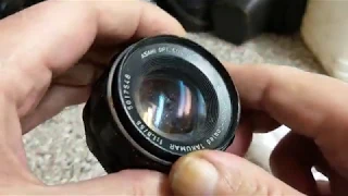 How to; Pentax 55mm F1.8, initial clean prior to repair