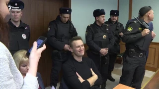 Навальный после четырех суток ареста