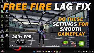 BLUESTACKS: Free Fire Lag fix | Get 200+ FPS & Smooth Gameplay In Any Laptop