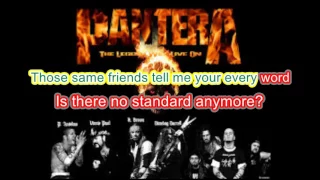 walk by pantera (karaoke version)