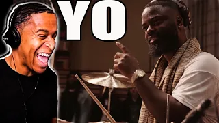 Marcus Gilmore Has Three Feet! Drummer Reaction! Zildjian LIVE!