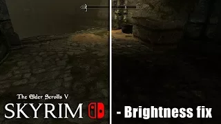 Skyrim - Nintendo SWITCH - Brightness/Gamma How to adjust