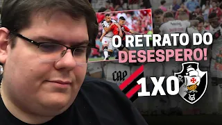 CASIMIRO REAGE: ATHLETICO PR 1 X 0 VASCO - BRASILEIRÃO 2024 | Cortes do Casimito