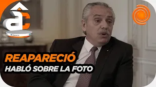 Reapareció Alberto FERNÁNDEZ y habló de MILEI: "La foto de Olivos fue un error mío"