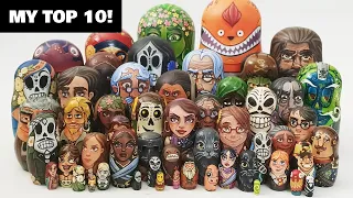Top 10 BEST Custom NESTING DOLLS I Have Painted