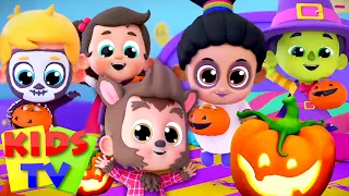 Five Little Monsters | Halloween Cartoon Songs | Trick or Treat | Spooky Songs | Rhymes for Babies