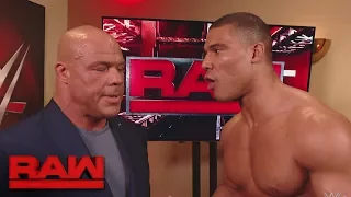 Jason Jordan disagrees with his father, Kurt Angle: Raw, Dec. 11, 2017