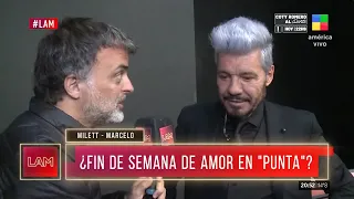 Marcelo Tinelli habló de los rumores de romance con Milett Figueroa