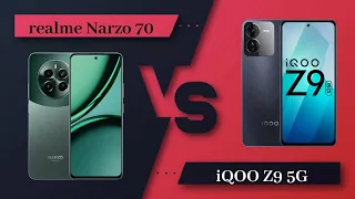 realme Narzo 70 Vs iQOO Z9 5G - Full Comparison [Full Specifications]