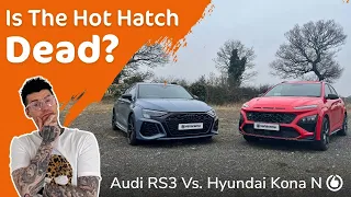 Audi RS3 Vs. Hyundai Kona N | If This Is Where Hot Hatches Are Going…We’re OK With It!