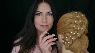 Soft Spoken 5 Strand Braid Bridal Hairstyle / Prom Hairstyle / ASMR / Perfectionist