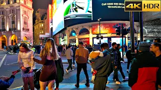 🎉London at Midnight on New Years Eve 🎇 London Walk of 2022 [4K HDR]