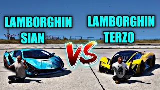 LAMBORGHINI SIAN VS LAMBORGHI TERZO SPEED TEST IN GTA 5