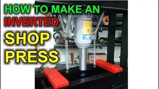 My Finished DIY 20-Ton Shop Press with an Inverted Bottle Jack