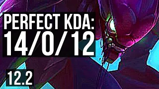 KHA'ZIX vs UDYR (JNG) | 14/0/12, 2.4M mastery, Legendary | BR Diamond | 12.2