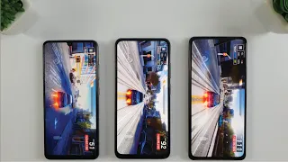 Redmi Note 10 Pro vs Redmi Note 10 vs Samsung Galaxy A32 | Video test display, Speedtest, Comparison