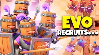 Clash Royale added Evolution Recruits…🤬😤