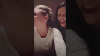 Lili Reinhart and Camila Mendes sing thank u,next