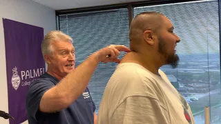 Houston Chiropractor Dr Gregory Johnson Helps Man From Oklahoma With Dowagers Hump + FHP Posture