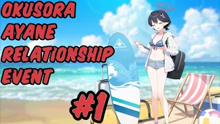 [Blue Archive] Okusora Ayane (Swimsuit) Relationship Event 1 [ENG SUB]