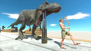 Dinosaurs, animals and humans in the challenge of life and death - Animal Revolt Battle Simulator