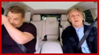 Carpool Karaoke: James Corden CRIES as Sir Paul McCartney plays Let It Be