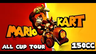 Mario Kart Double Dash - All Cup Tour 150CC with Donkey and Diddy Kong + Ending Credits