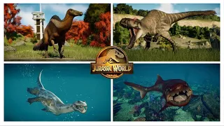 Jurassic World Evolution 2: (Update 7) All 110 Creatures Showcase + Unique Skins