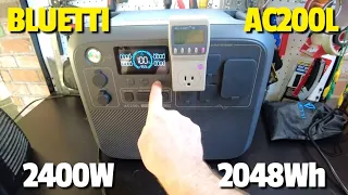 All New Bluetti AC200L 2400W/2048Wh Power Station