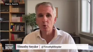 Yale Professor Timothy Snyder on Freedom & The Storming of the United States Capitol  on 1-6-2021