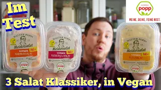 Popp Feinkostsalate: "Veganer" Ei frei-, Fleisch Frei, & Farmersalat im Test