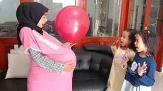 DRAMA LUCU TIUP BALON JUMBO JADI IBU HAMIL