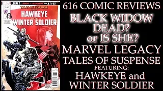 616 COMIC REVIEWS: MARVEL LEGACY tales of suspense HAWKEYE & WINTER SOLDIER red ledger #1 of 5