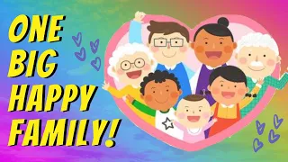 ONE BIG HAPPY FAMILY | Kids Song Cartoon | Simple Fun for Kids (2021)