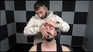 ASMR Head Massage, Face Massage and Body Massage by Turkish Barber