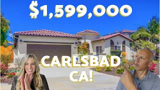 House for $1,599,000 in Carlsbad, Ca I Living in Carlsbad I San Diego, California Suburb